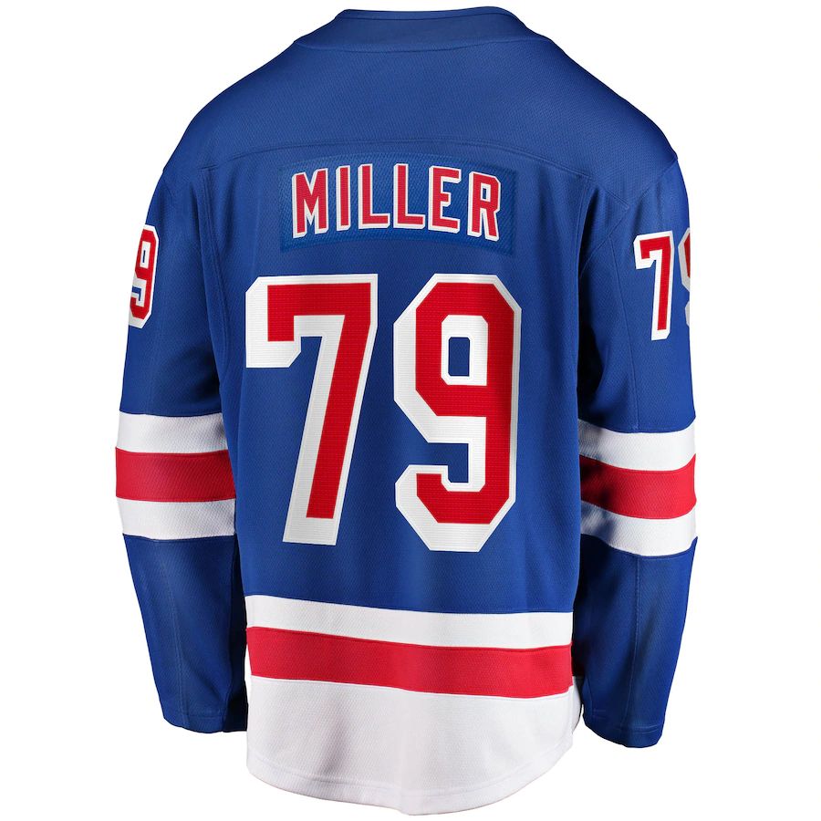 Custom #79 Blue 2017 Hockey Shirt Top