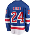 Custom #24 Blue Hockey Shirt Top