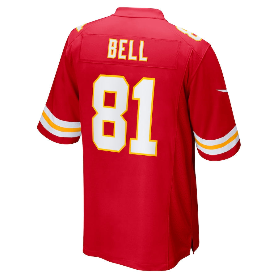 Custom #81 Red KC Football Shirt Top