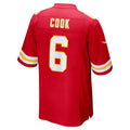 Custom #6 Red KC Football Shirt Top