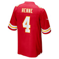 Custom #4 Red KC Football Shirt Top