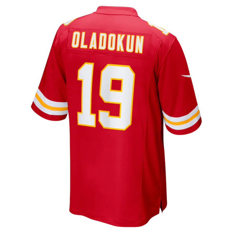 Custom #19 Red KC Football Shirt Top