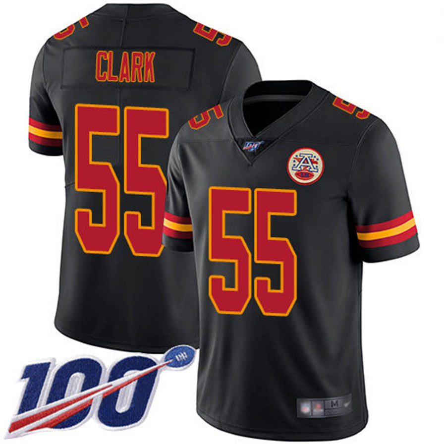 Custom Black KC Football Shirt Top