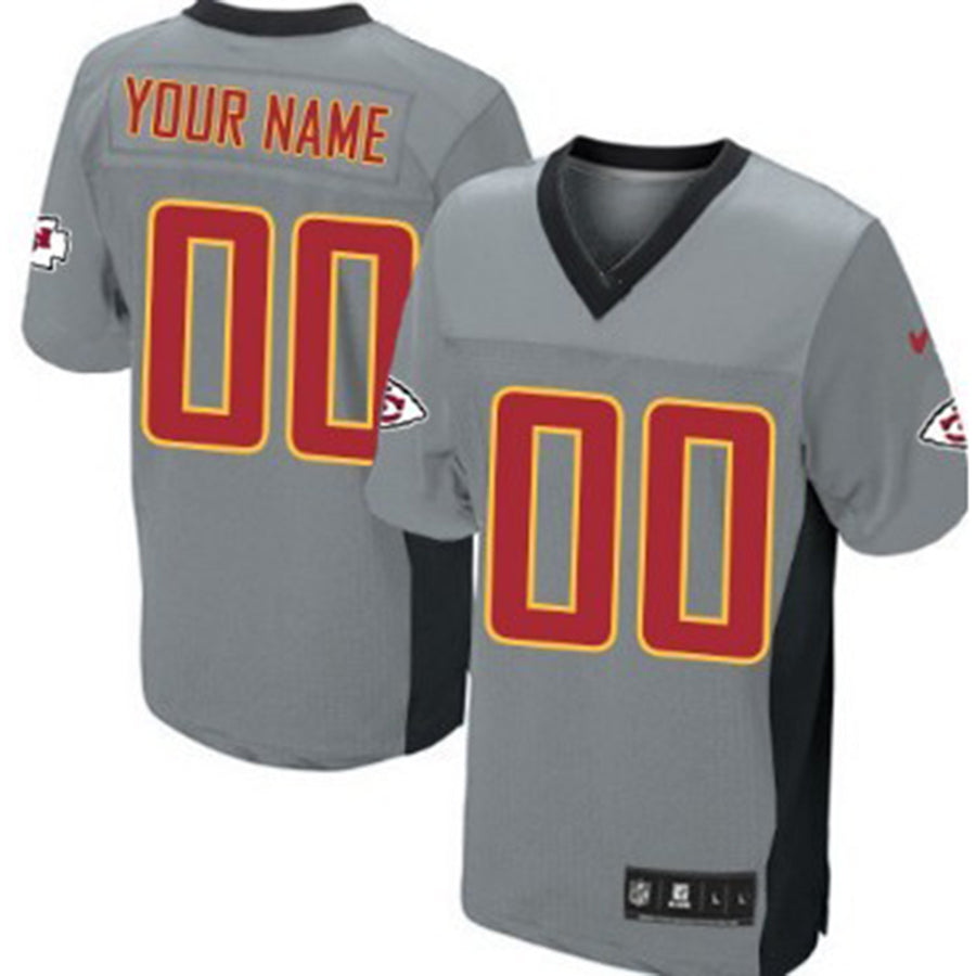 Custom Gray KC Football Shirt Top
