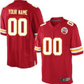 Custom Red KC Football Shirt Top