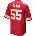 Custom #55 Red KC Football Shirt Top