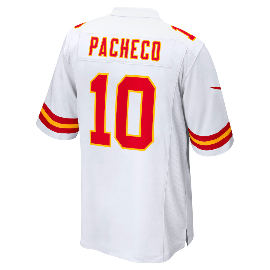Custom #10 White KC Football Shirt Top