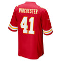 Custom #41 Red KC Football Shirt Top