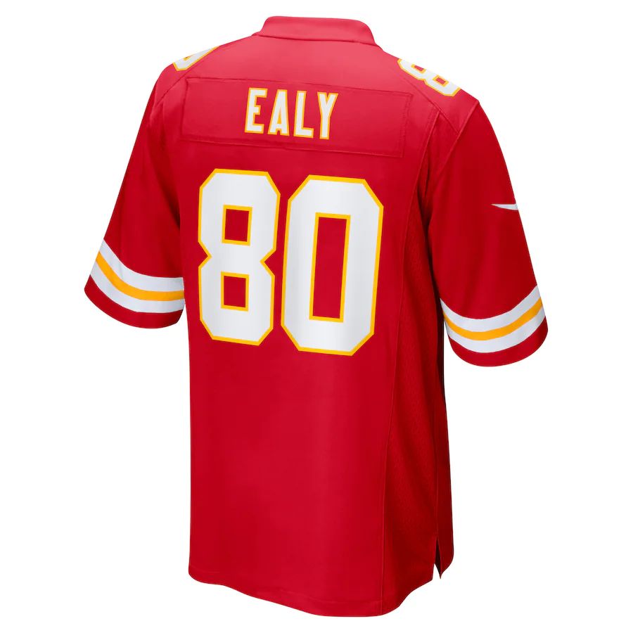 Custom #80 Red KC Football Shirt Top