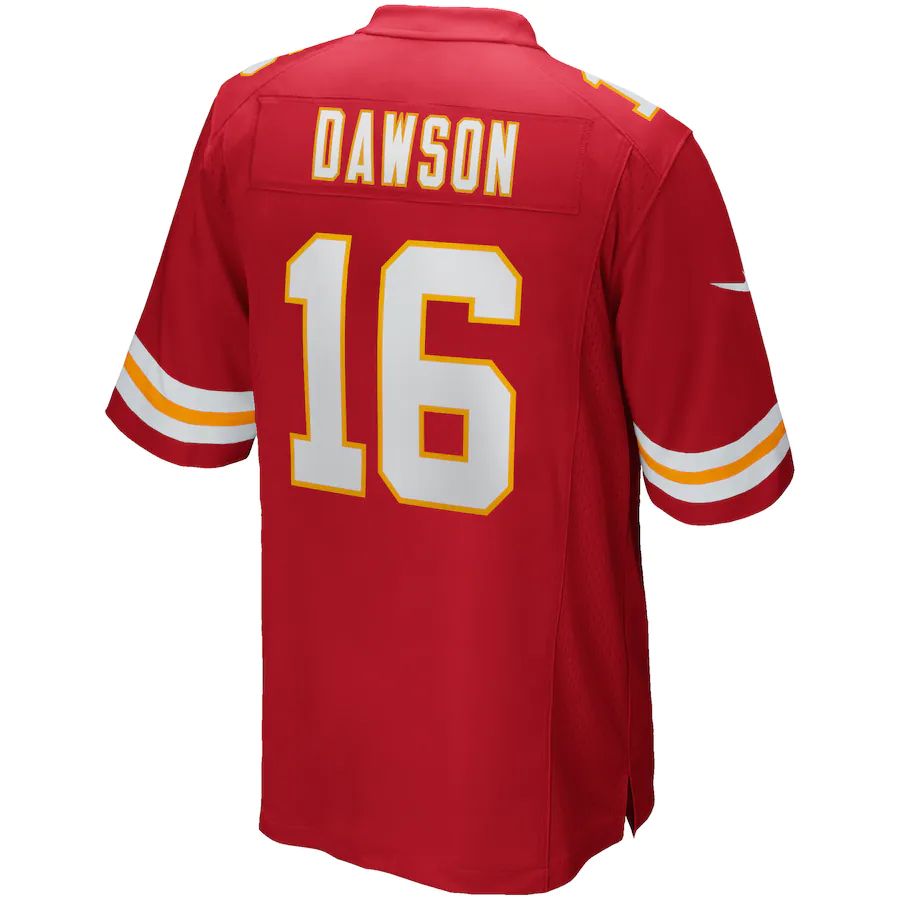 Custom #16 Red KC Football Shirt Top