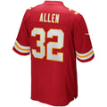 Custom #32 Red KC Football Shirt Top