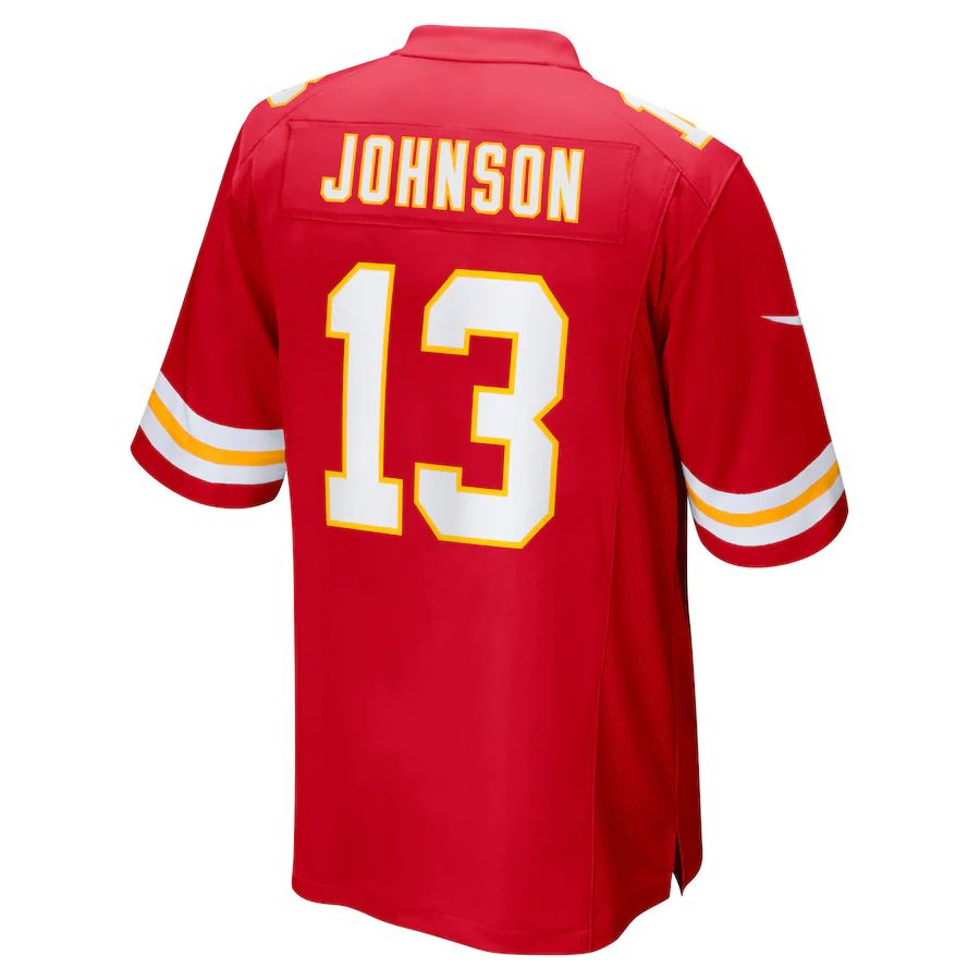 Custom #13 Red KC Football Shirt Top