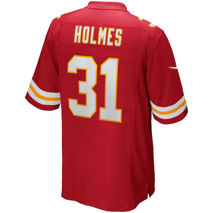 Custom #31 Red KC Football Shirt Top