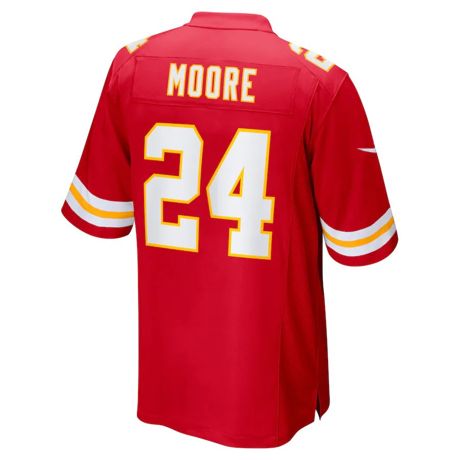 Custom #24 Red KC Football Shirt Top