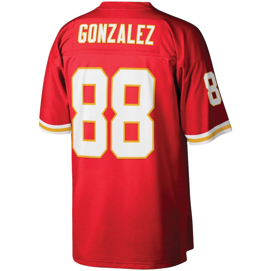 Custom #88 Red 2004 KC Football Shirt Top