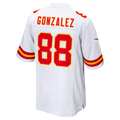 Custom #88 White KC Football Shirt Top