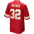 Custom #32 Red KC Football Shirt Top