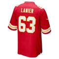Custom #63 Red KC Football Shirt Top