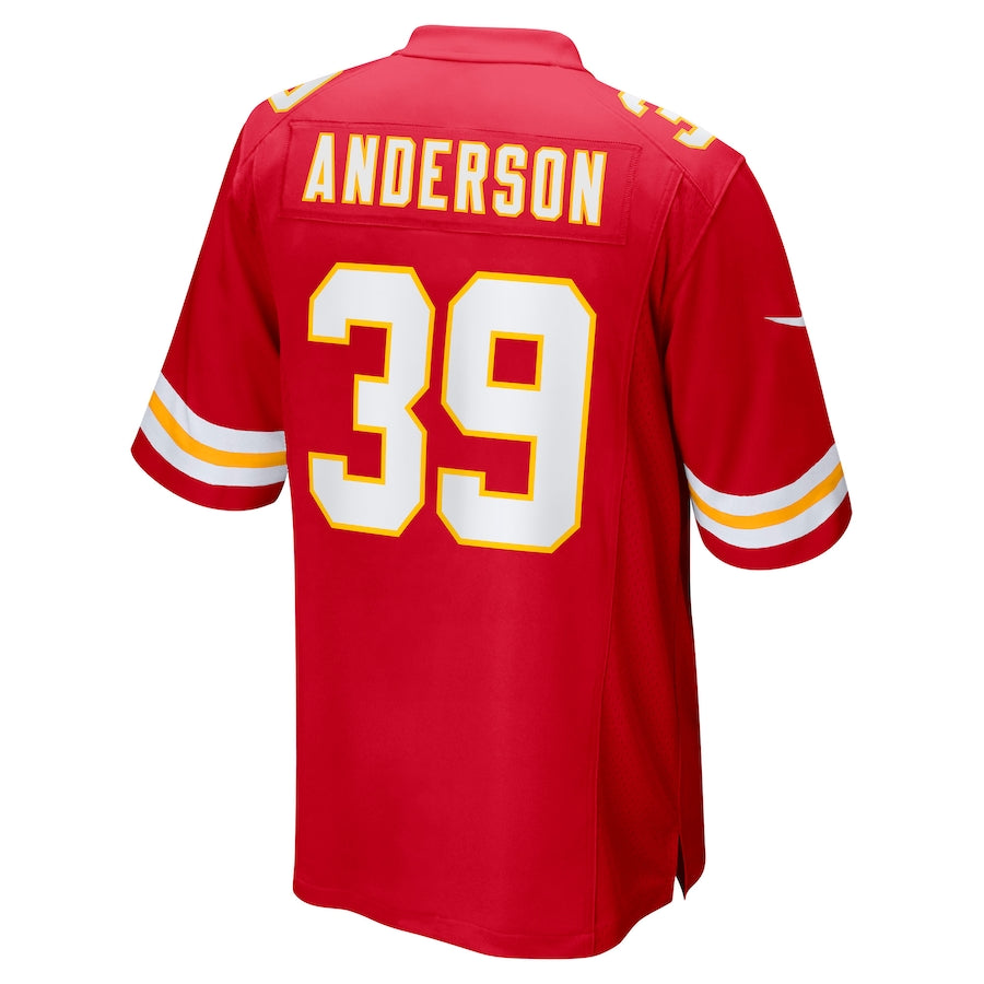 Custom #39 Red KC Football Shirt Top