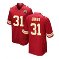 Custom #31 Red KC Football Shirt Top