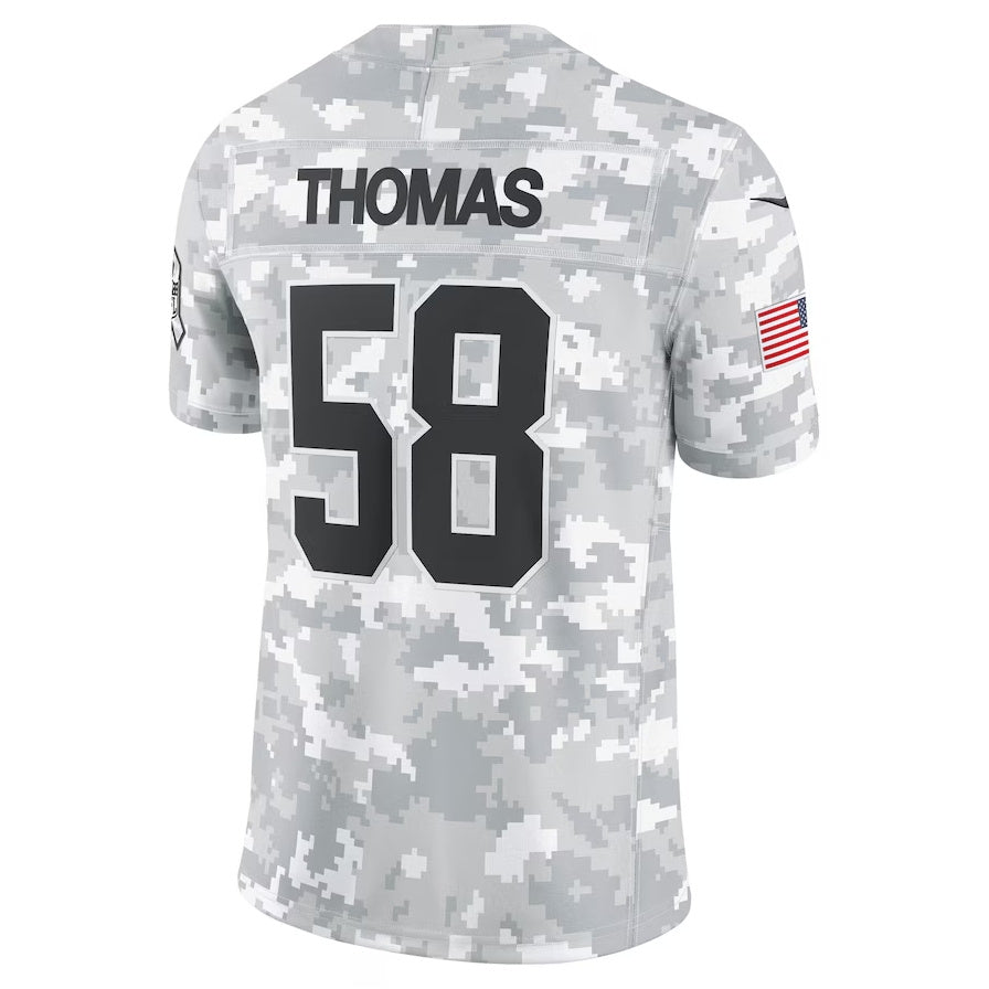 Custom #58 2024 KC Football Shirt Top