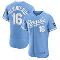 Custom #16 Light Blue 2022 KC Baseball Shirt Top
