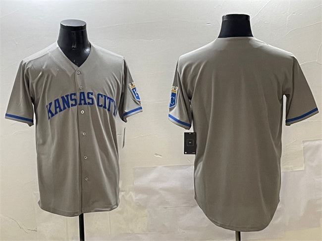 Custom Gray 2024 KC Baseball Shirt Top