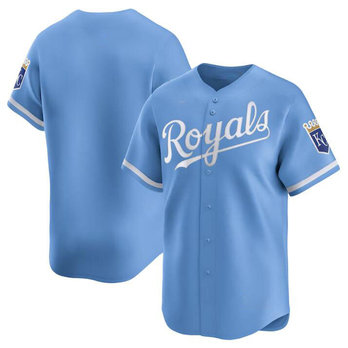Custom Light Blue 2024 KC Baseball Shirt Top