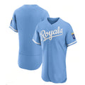 Custom Light Blue 2022 KC Baseball Shirt Top