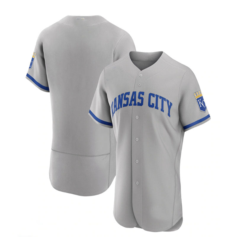 Custom Gray 2022 KC Baseball Shirt Top