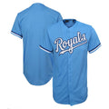 Custom Light Blue KC Baseball Shirt Top