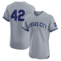 Custom Gray 2024 Jackie Robinson Day KC Baseball Shirt Top