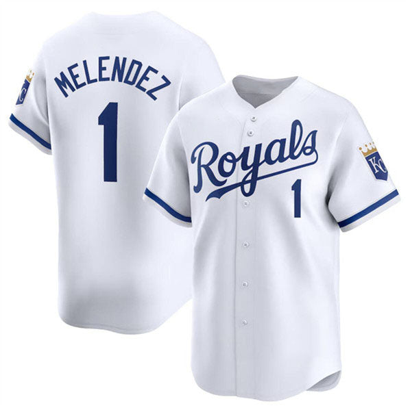 Custom #1 White 2024 KC Baseball Shirt Top
