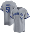 Custom #51 Gray KC Baseball Shirt Top