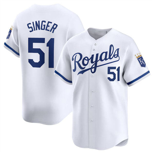 Custom #51 White 2024 KC Baseball Shirt Top