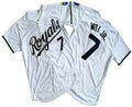 Custom #7 Black KC Baseball Shirt Top