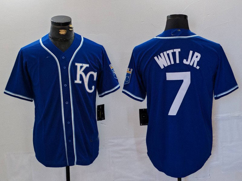 Custom #7 KC Baseball Shirt Top