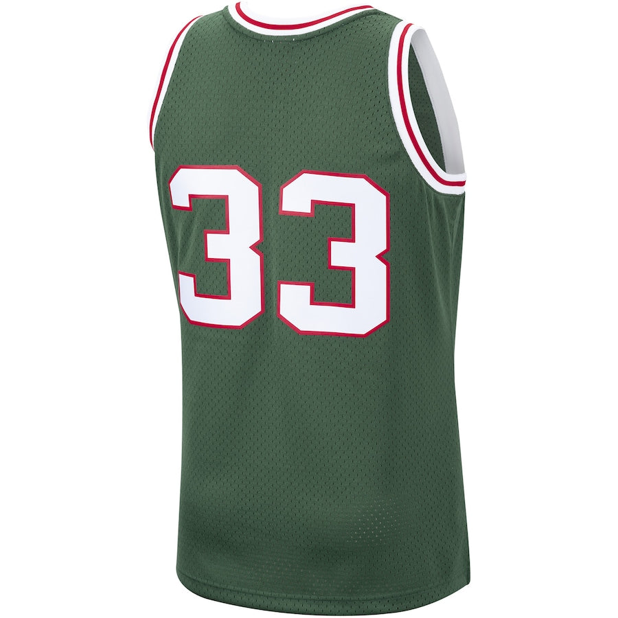 Custom #33 Hunter Green 1970 MIL Basketball Shirt Top