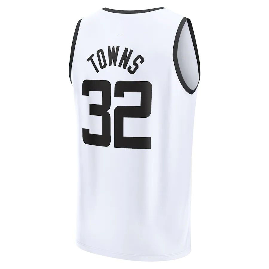 Custom #32 White 2022 MIN Basketball Shirt Top