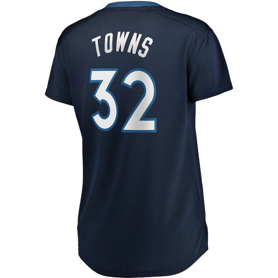 Custom #32 Navy MIN Basketball Shirt Top