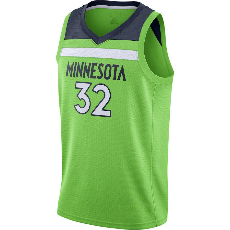 Custom #32 Green 2020 MIN Basketball Shirt Top