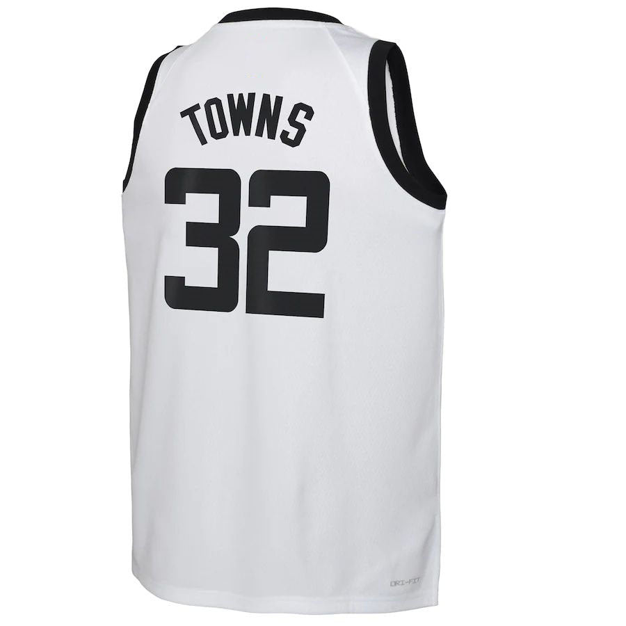 Custom #32 White 2022 MIN Basketball Shirt Top