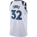 Custom #32 White MIN Basketball Shirt Top