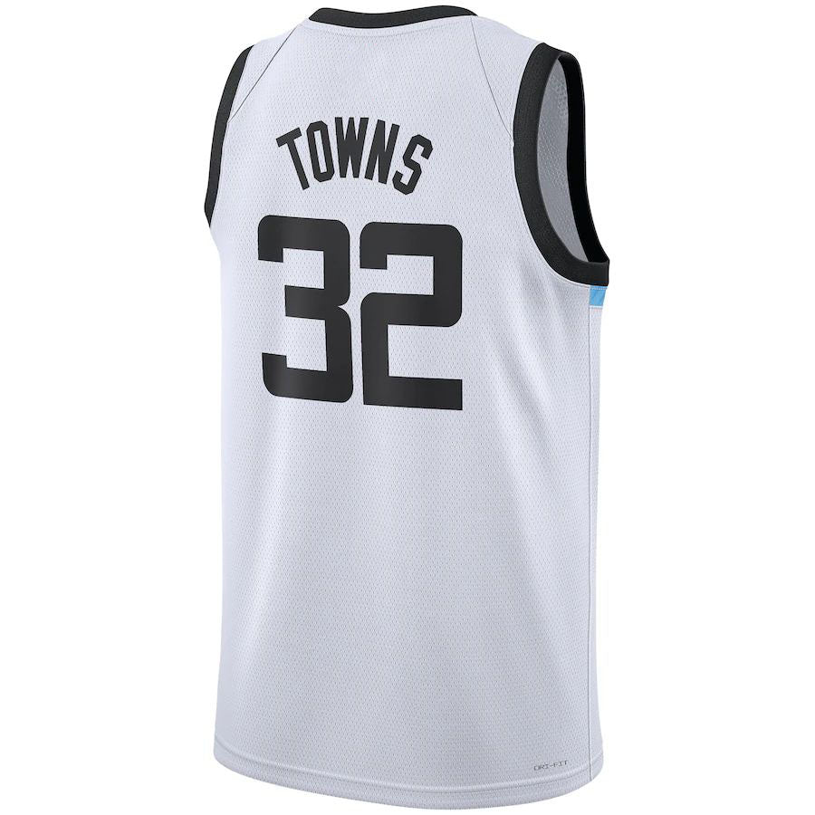 Custom #32 White 2022 MIN Basketball Shirt Top