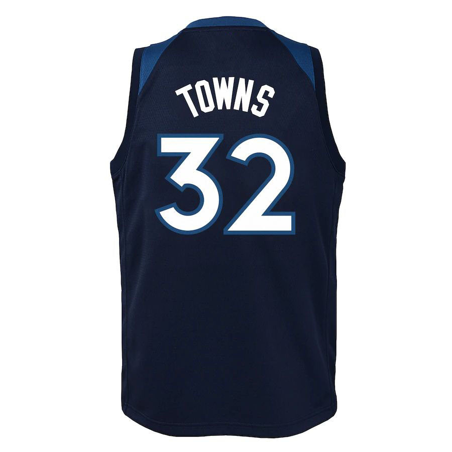 Custom #32 Navy MIN Basketball Shirt Top
