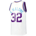 Custom #32 White 1991 UTA Basketball Shirt Top
