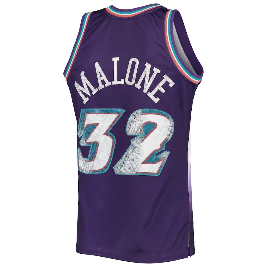 Custom #32 Purple 1996 UTA Basketball Shirt Top