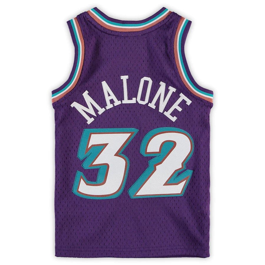 Custom #32 Purple Throwback UTA Basketball Shirt Top