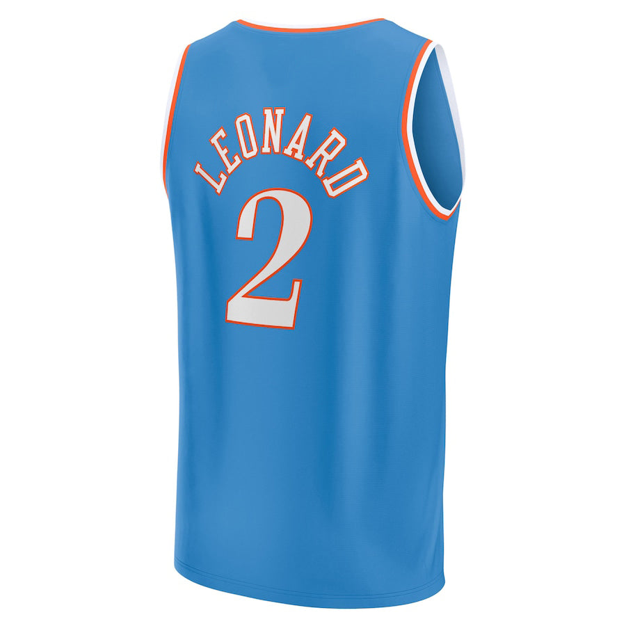 Custom #2 Light Blue 2021 LAC Basketball Shirt Top