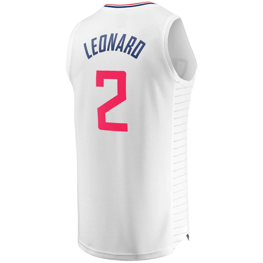Custom #2 White LAC Basketball Shirt Top